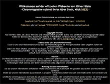 Tablet Screenshot of oliverstein.de